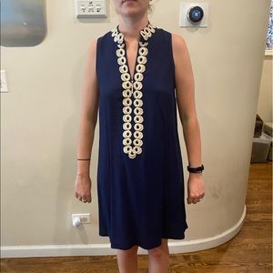Lily Pulitzer navy sleeveless mini dress